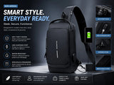 Anti-Theft Sling Bag With A USB Charging Cable