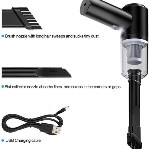 3 in 1 Portable Car Vacuum Cleaner